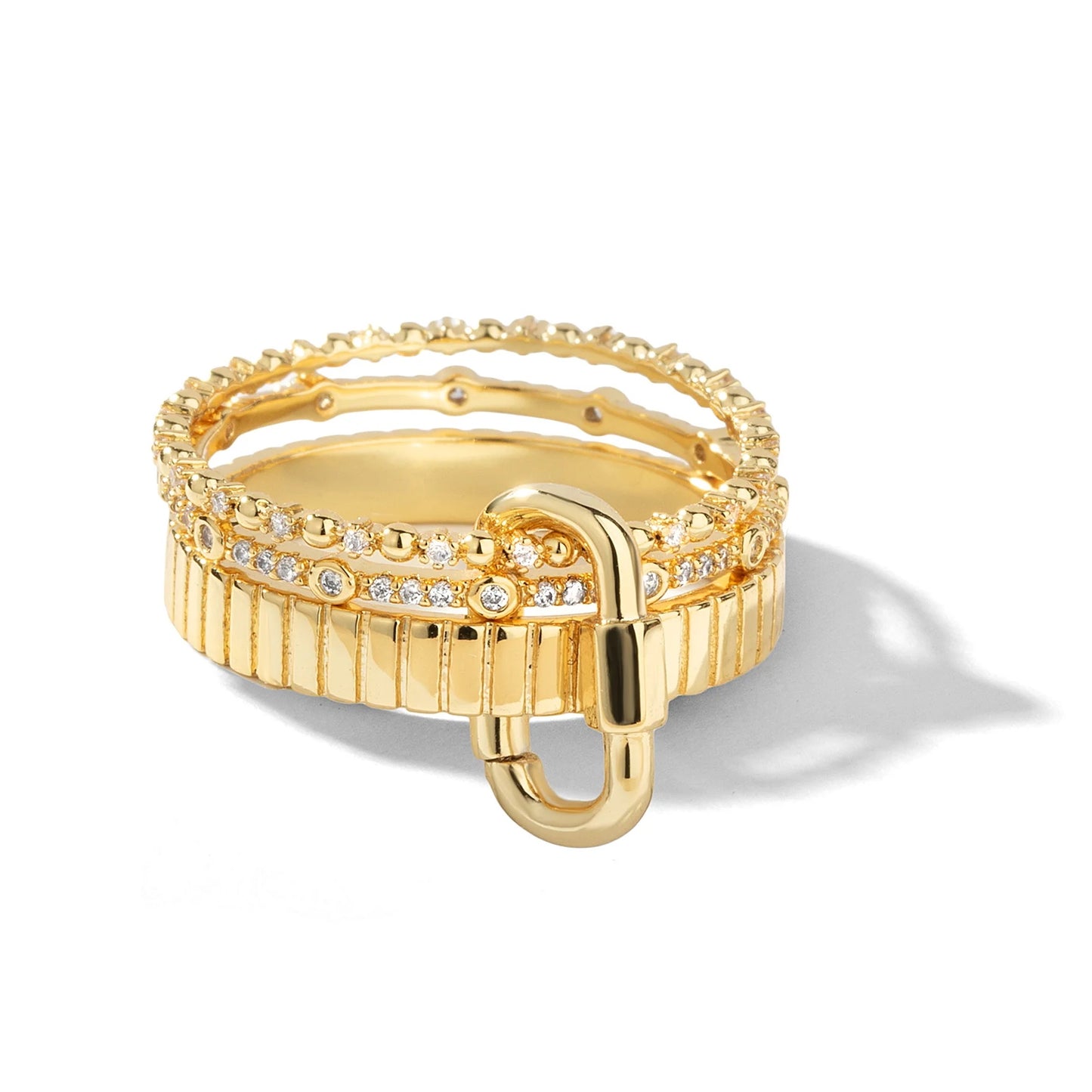 Golden Link Ring